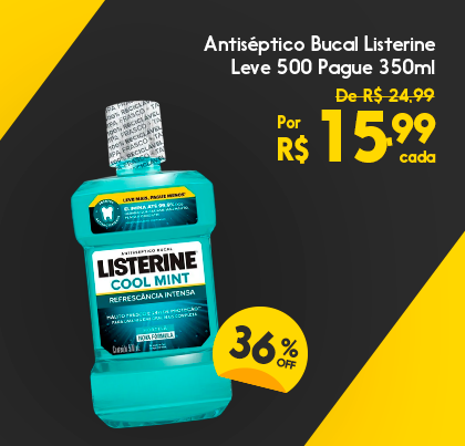 Enxaguante Bucal Listerine