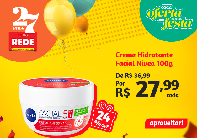 Creme Nivea Hidratante Facial