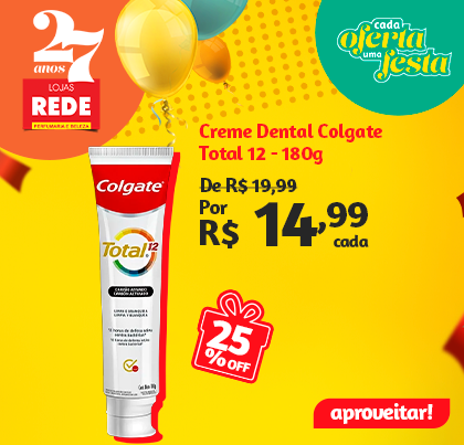 Creme Dental Colgate Total 12