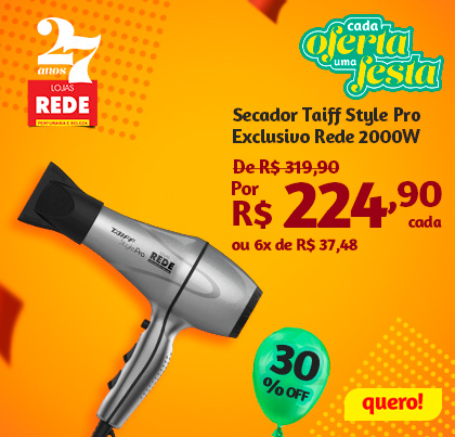 Secador Taiff Style PRO REDE
