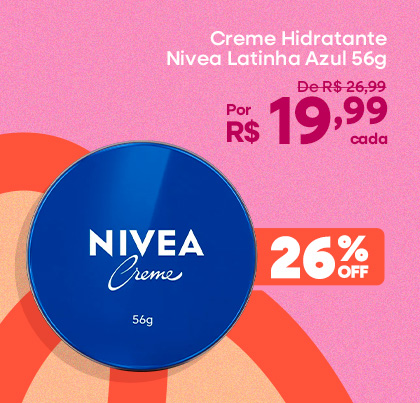 Hidratante Latinha Nivea