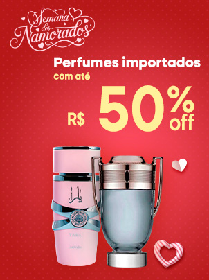Perfumes Importados com até 50% off