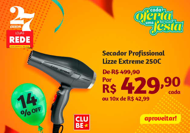 Secador Profissional Lizze Extreme