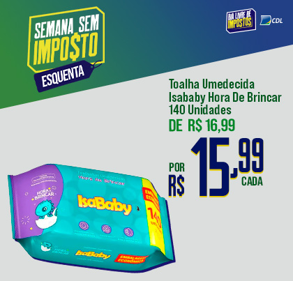 Toalha Umedecida Isababy