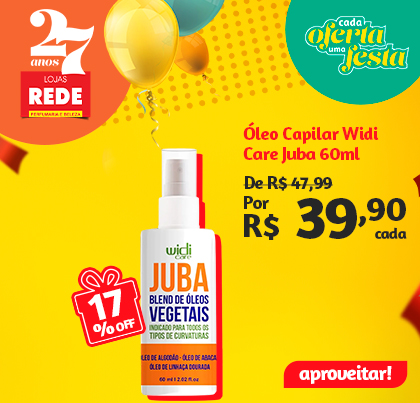 Óleo Capilar Widi Care Juba Blend De Óleos Vegetais 60ml