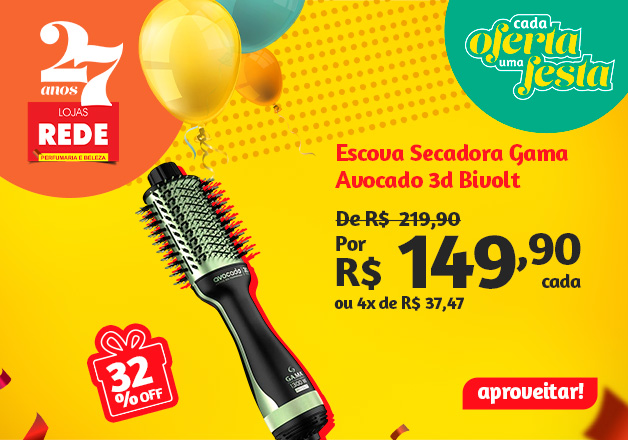 Escova Secadora E Modeladora Gama Avocado