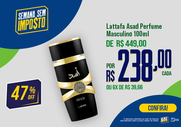 Lattafa Asad Eau de Parfum Masculino 