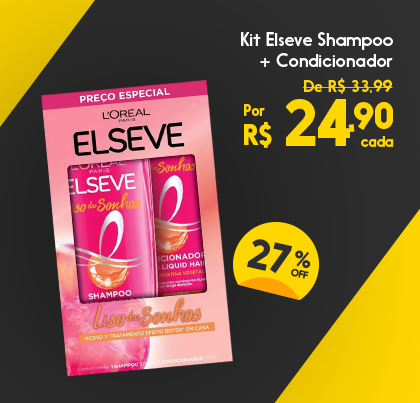 Kit Shampoo + Cond. Elseve