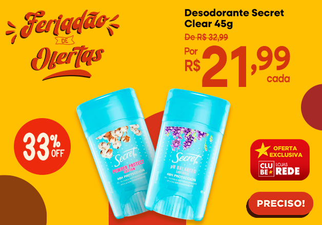 DESODORANTE SECRET