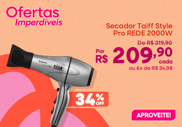 Secador Profissional Taiff  REDE