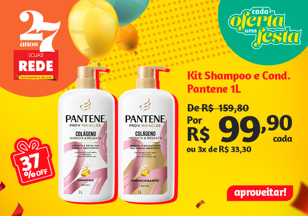 Kit Shampoo e Cond. Pantene 1L