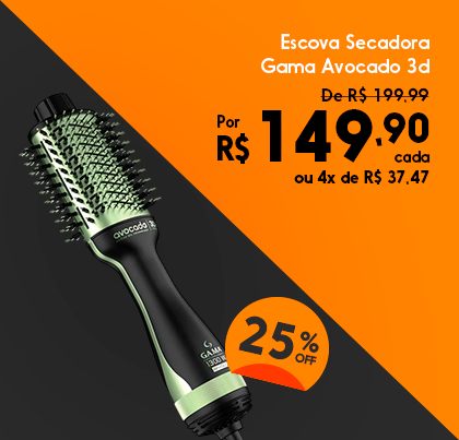 Escova Secadora Gama Avocado