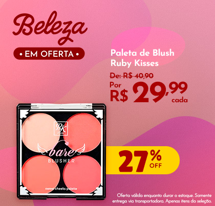 Paleta Blush Ruby Kisses