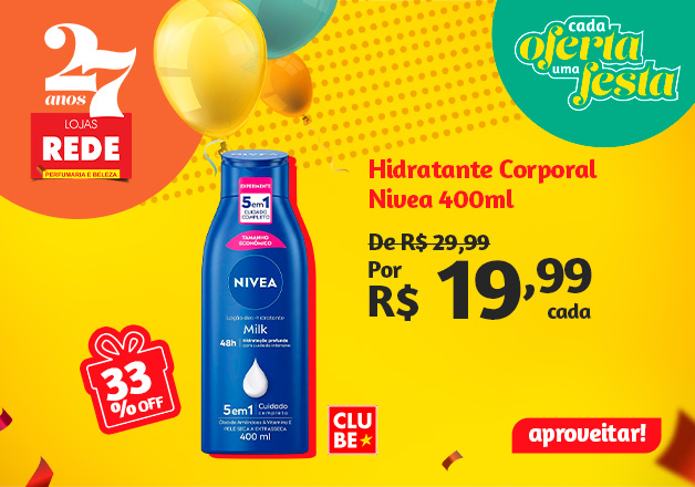 Hidratante Nivea 400ml
