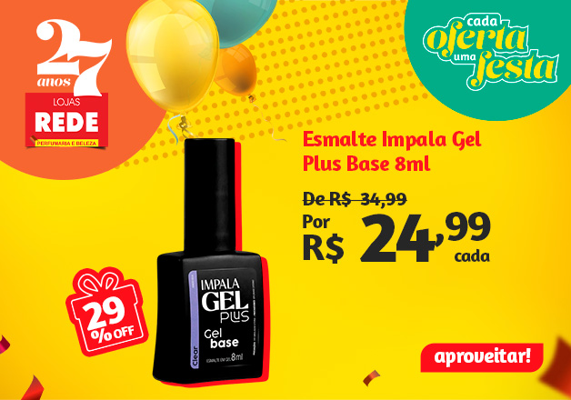 esmalte impala gel plus top coat