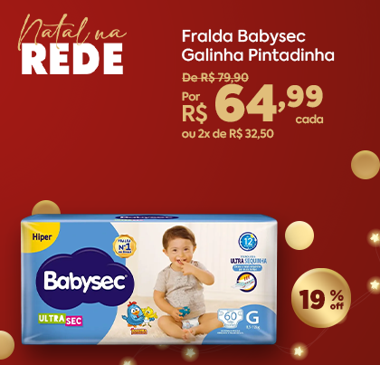 Fralda Babysec Ultrasec