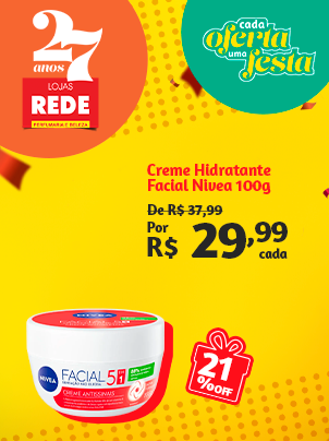 Creme Hidratante Facial Nivea 100g