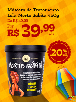 máscara lola morte subita 