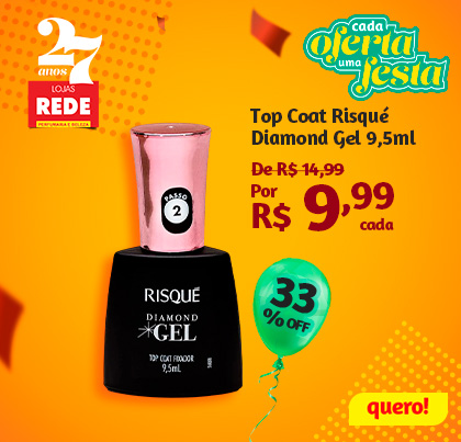 Top Coat Risqué Diamond Gel
