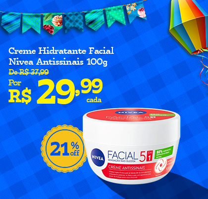 Creme Hidratante Facial Nivea 