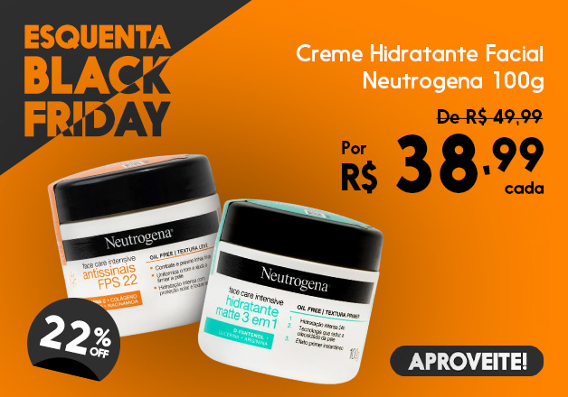 Creme facial neutrogena