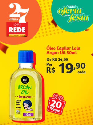 Óleo Capilar Lola Argan Oil 50 ml