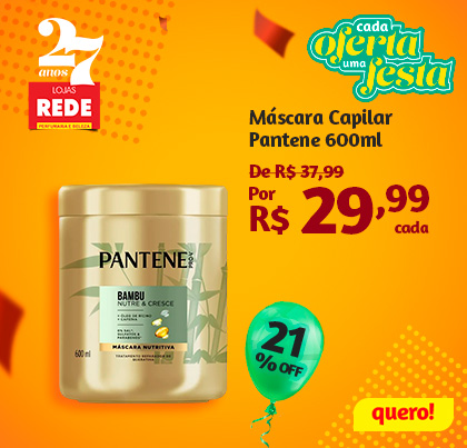 Creme capilar Pantene 600ml
