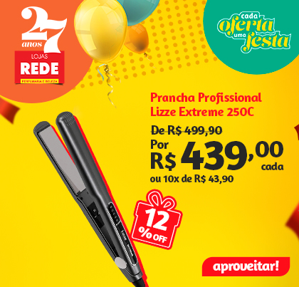 Prancha Prof. Lizze Extreme