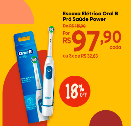 Escova Elétrica Oral B Pró Saúde Power