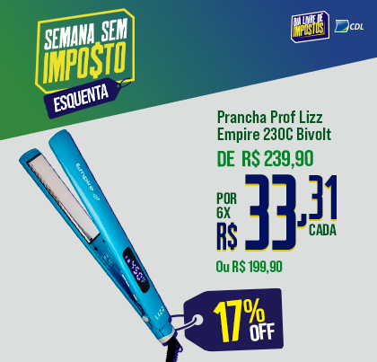 Prancha Profissional Lizz Empire