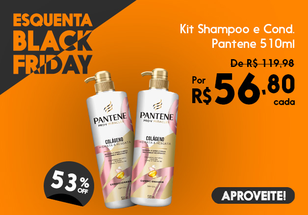 Kit Pantene Shampoo + Cond. 510ml