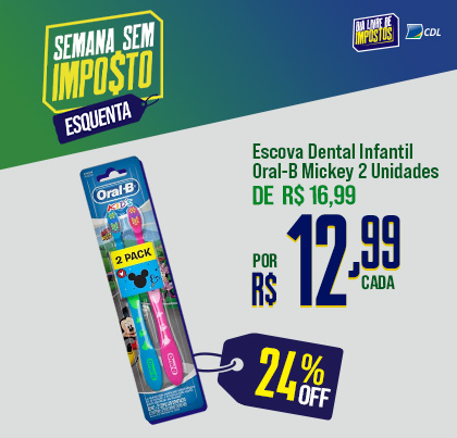 Escova Infantil Oral-B Mickey