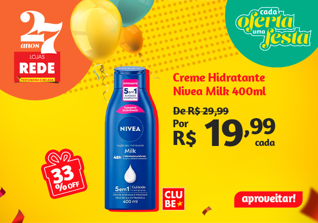 Hidratante Nivea 400ml