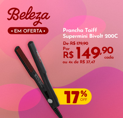 Prancha Taiff Supermini
