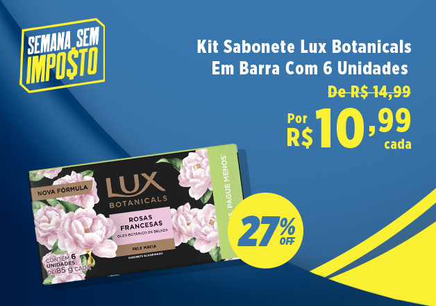 Kit Sabonete Lux Botanicals