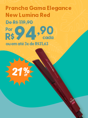 Prancha Gama Elegance Red