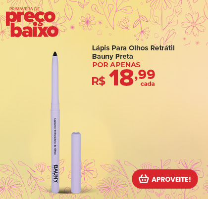 Lápis Para Olhos Retrátil Bauny