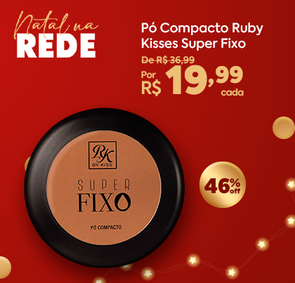 Pó Compacto Ruby Kisses Super Fixo