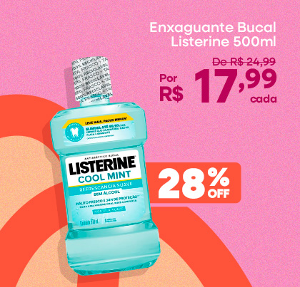 Enxaguante Bucal Listerine