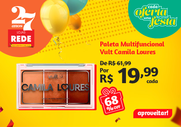 Paleta Multifuncional Camila Loures