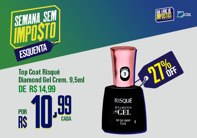Top Coat Diamond Gel Risquê