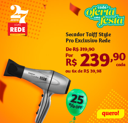 Secador Taiff PRO REDE