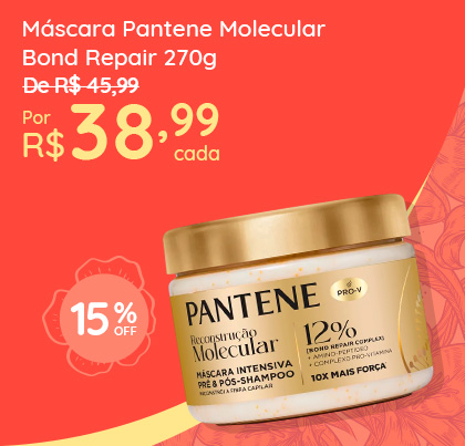 Máscara Pantene Bond Repair 