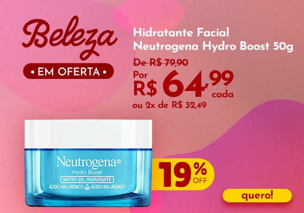 Creme facial Neutrogena Hydro Boost