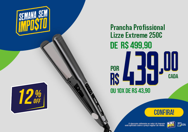 Prancha Profissional Lizze Extreme