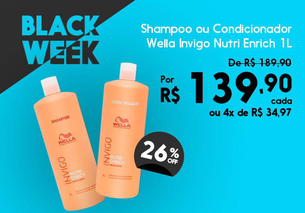 Shampoo ou Condicionador Wella 1L
