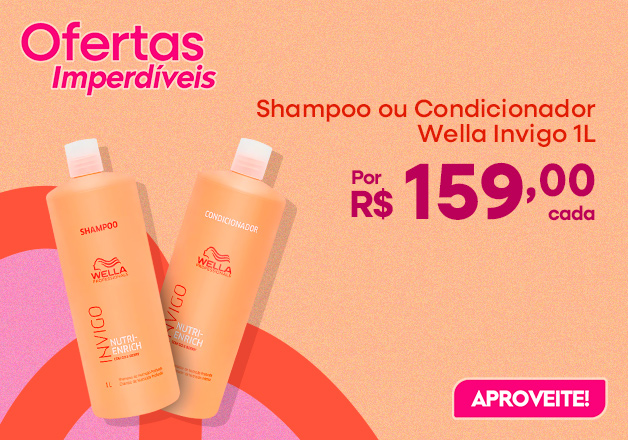 Shampoo e Condicionador wella invigo