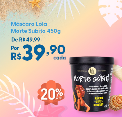 Máscara Lola morte subita