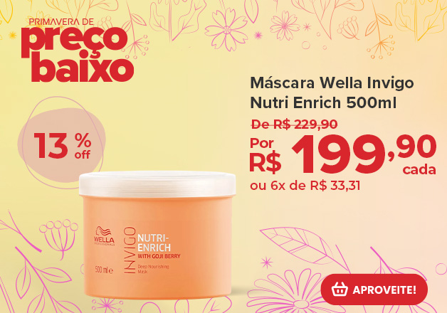 Máscara Wella Invigo