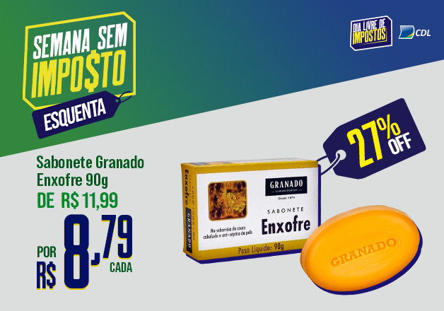 Sabonete Granado Enxofre 